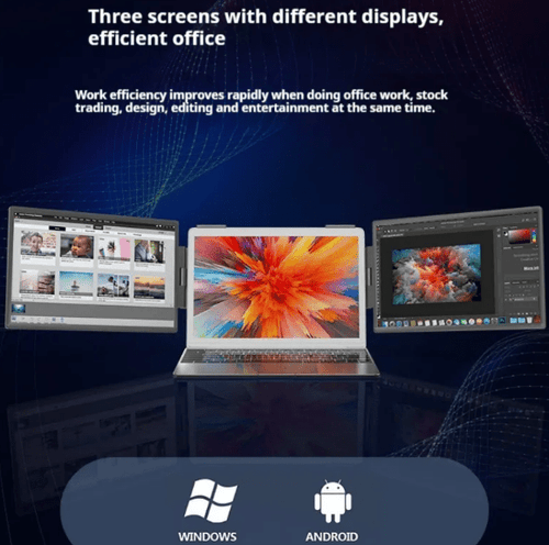 14-inch Dual-Screen Monitor