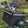 Bushwhacker Portland - Bike Rack Dog Grocery and Goods Carrier - Bicycle Pannier Crate Cycling Basket Trunk Bag Rear Bed Storage Leash Carry Cargo Pet Commuter Behind Seat Accessories Items Ebike