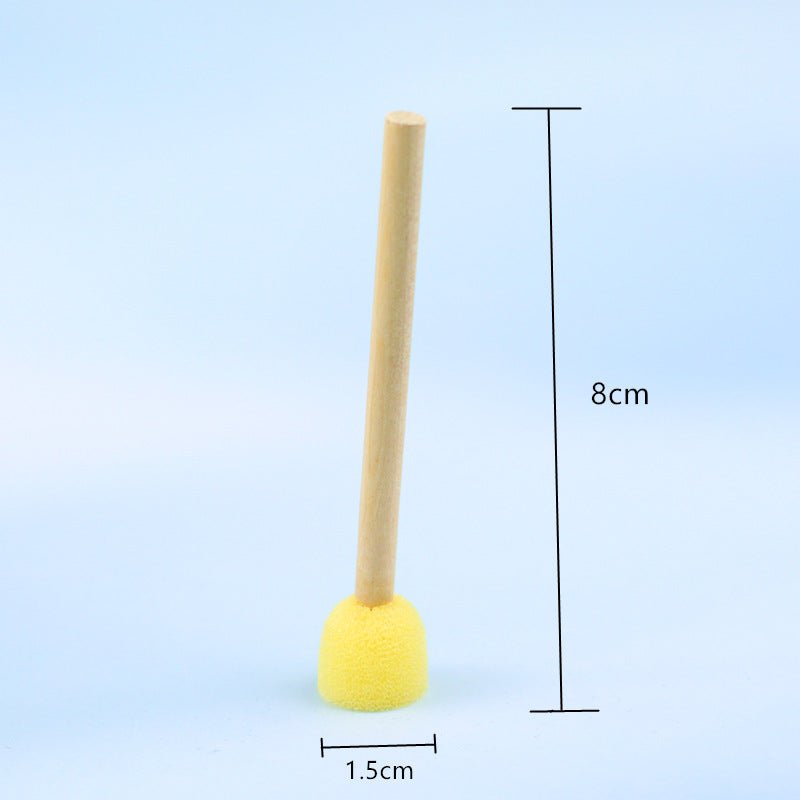 Children's Round Sponge Painting Brushes for Doodle Art