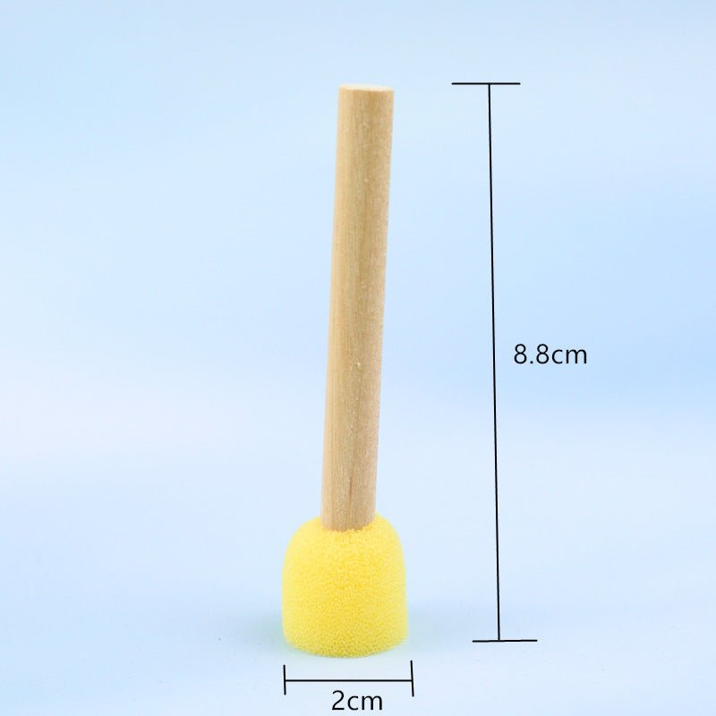 Children's Round Sponge Painting Brushes for Doodle Art