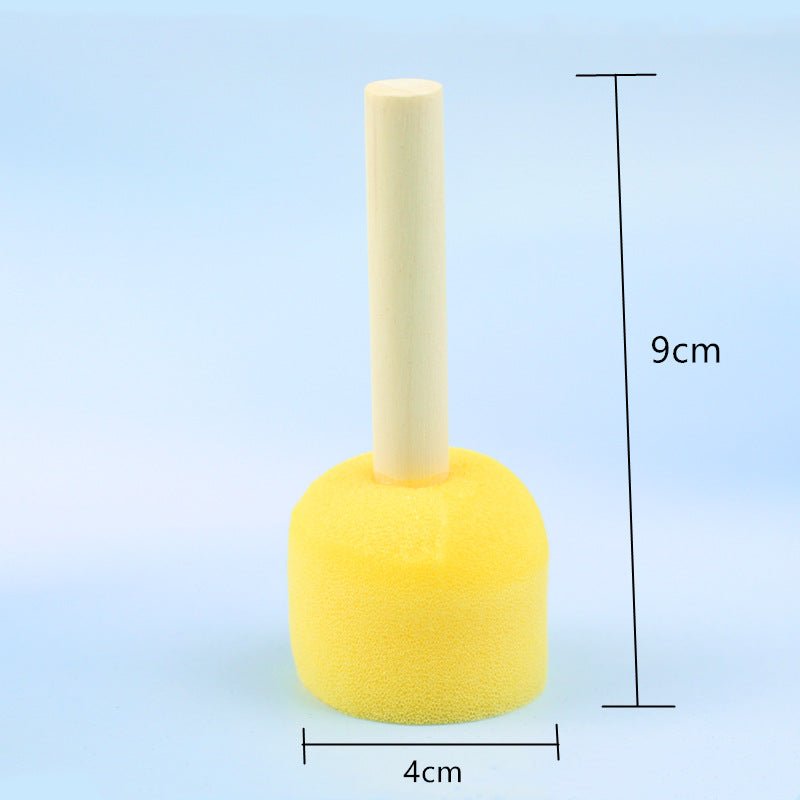 Children's Round Sponge Painting Brushes for Doodle Art