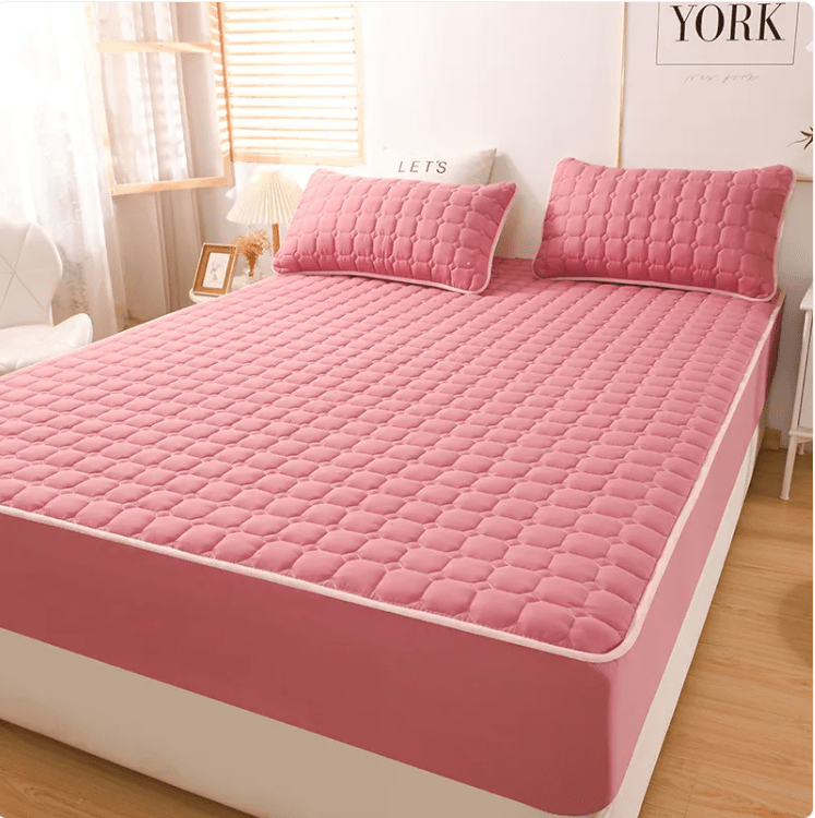 Cozy Nest 3-Piece Brushed Quilted Mattress Set