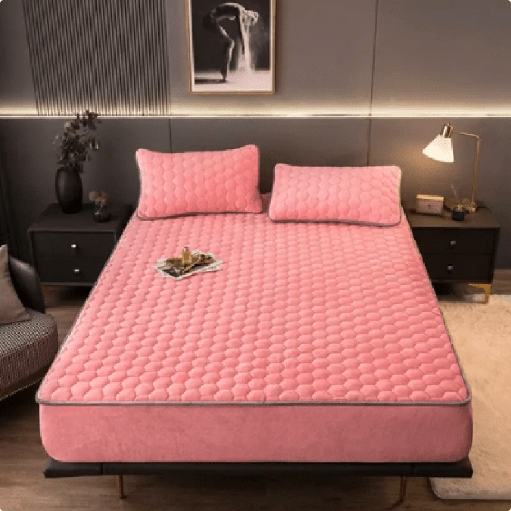 Cozy Nest 3-Piece Brushed Quilted Mattress Set