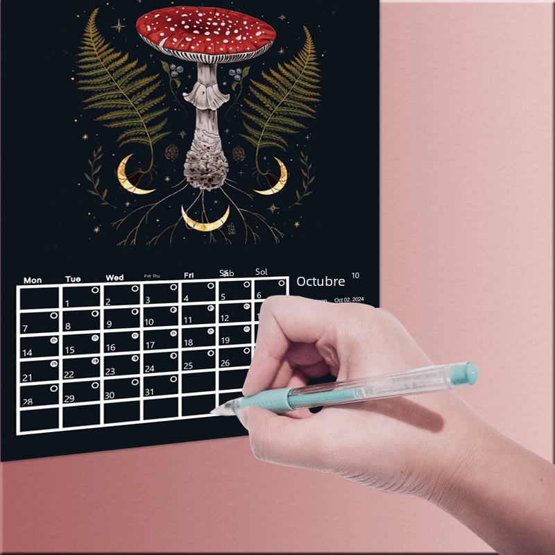 Dark Forest Lunar Calendar 2024 Wall Calendar