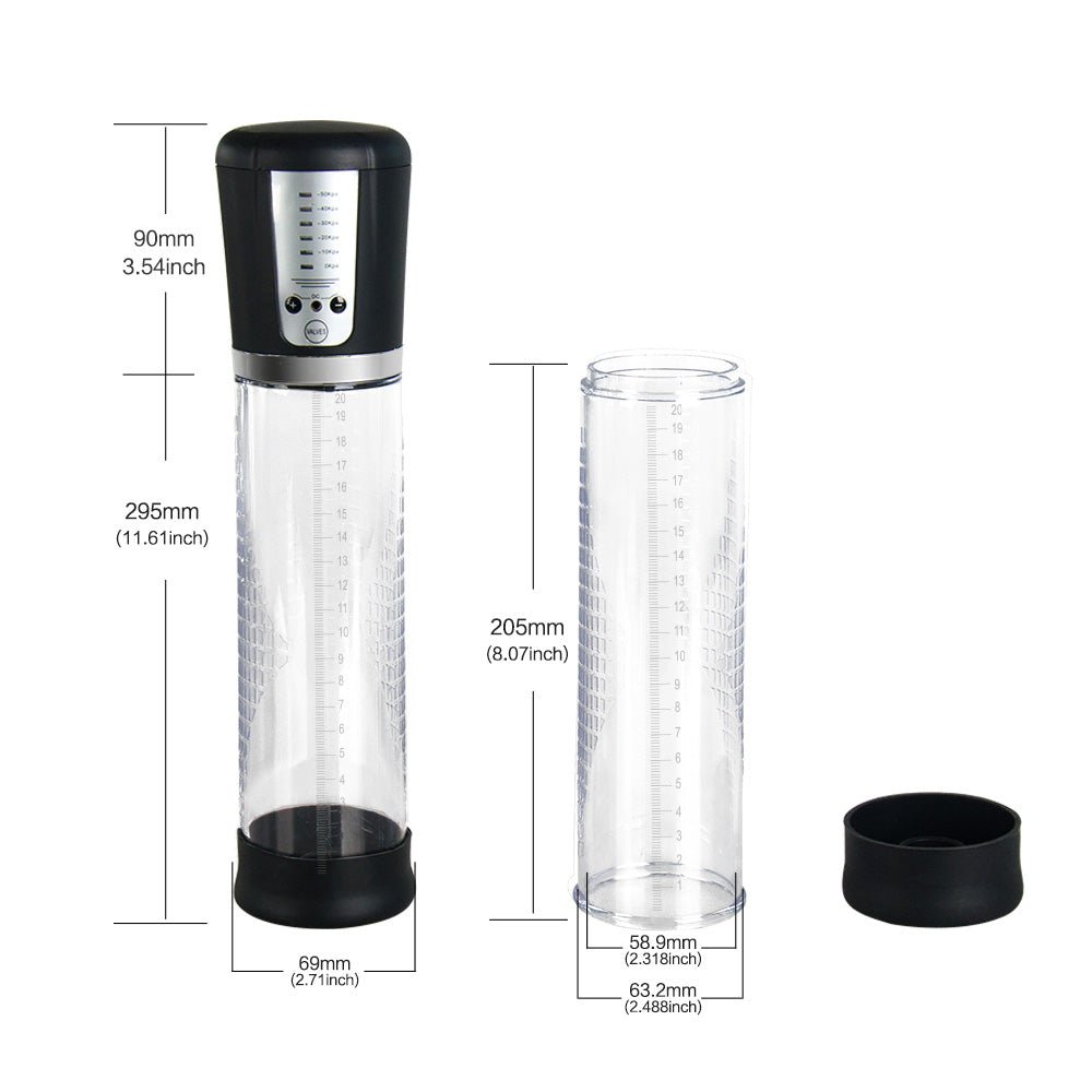 Electric Manual Vacuum Penis Stretching Pump Trainer