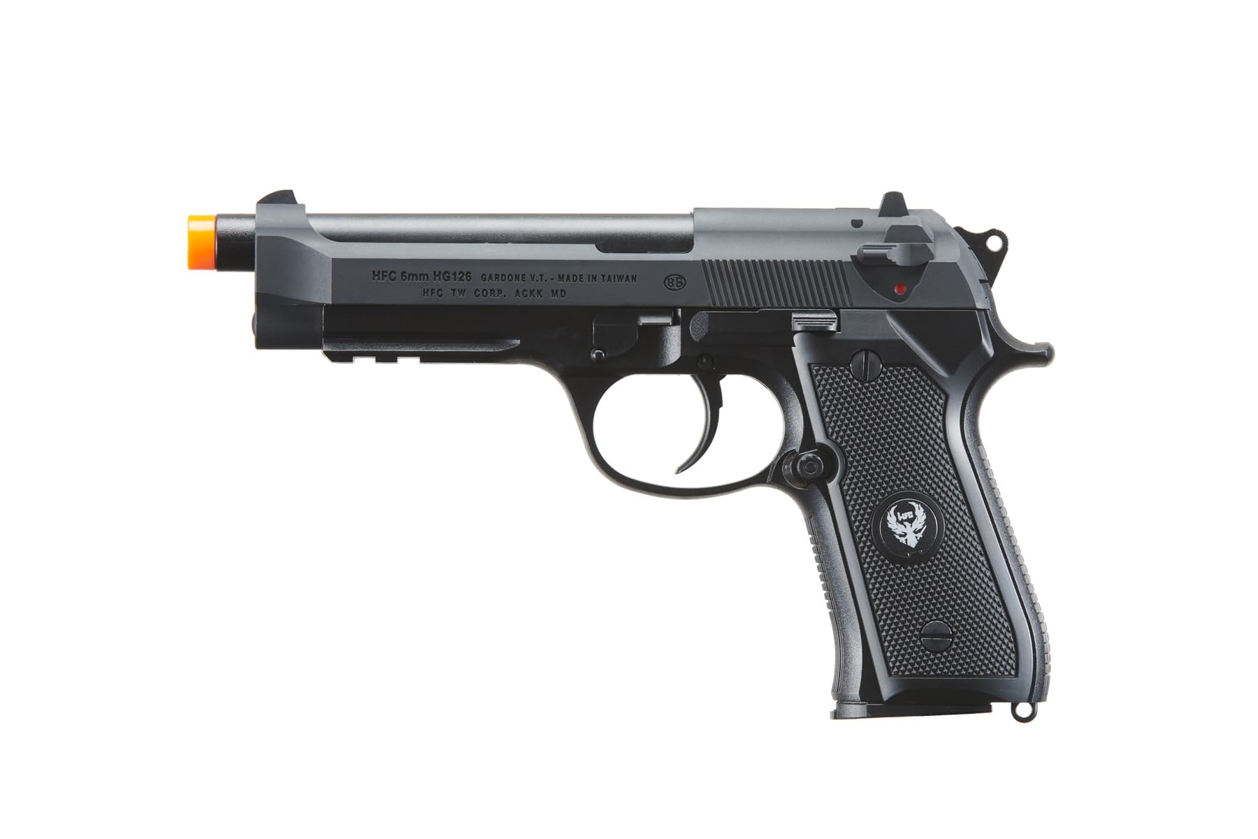 HFC Steel Beretta M9 300 FPS Green Gas Powered Airsoft Pistol