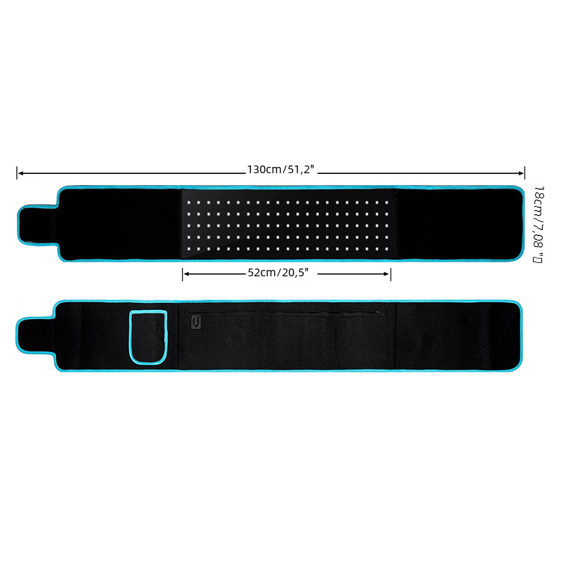 Long Wave Red Light Therapy Heating Waist Belt
