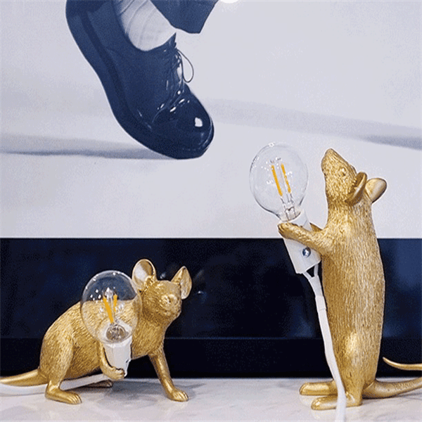 Mini Nordic Mouse Lamp with Industrial Design