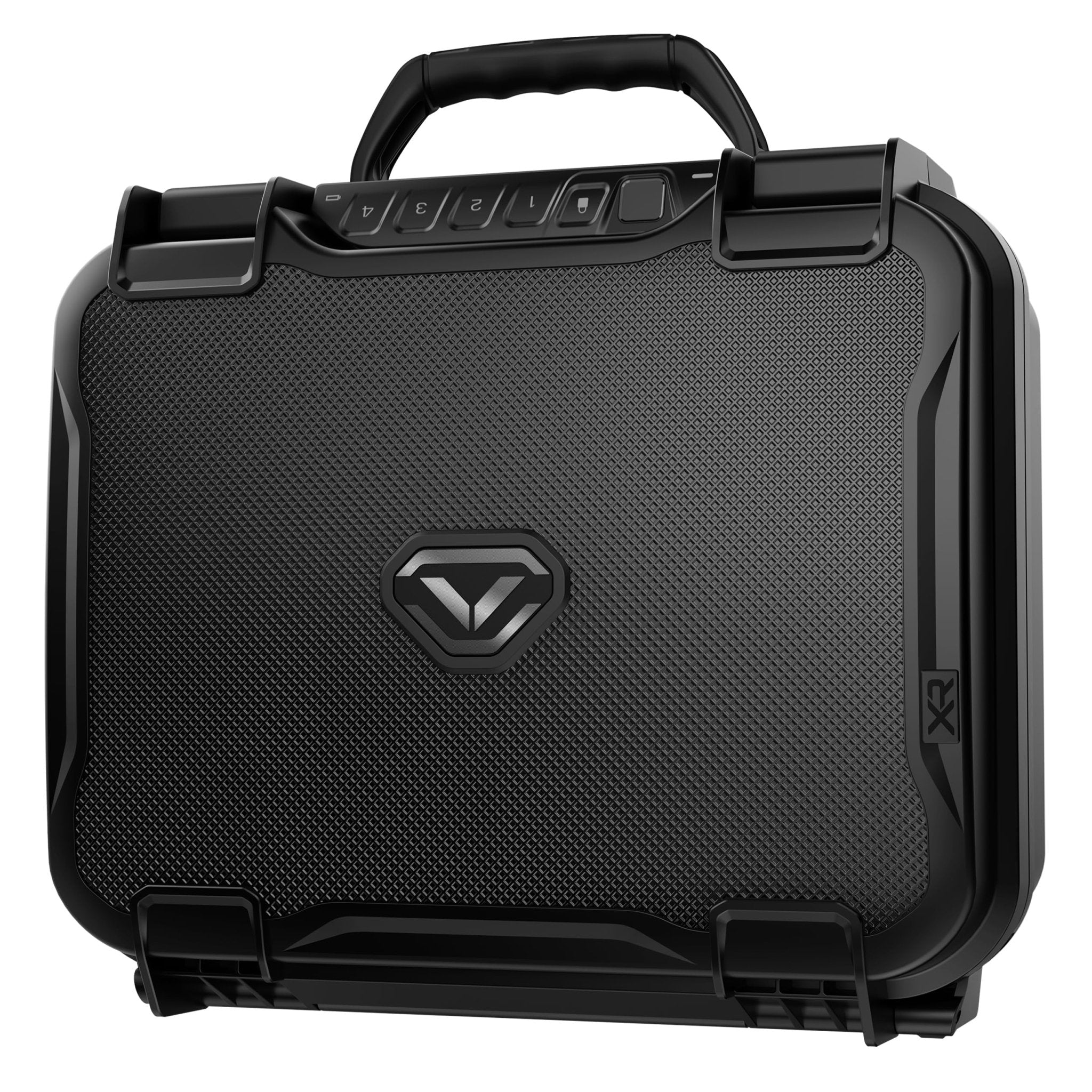 VAULTEK LifePod XR Series Biometric Weatherproof Locking Case Modular Interior Secure Rugged Portable Electronic LockBox with Backlit Keypad (Special Edition Covert Black)