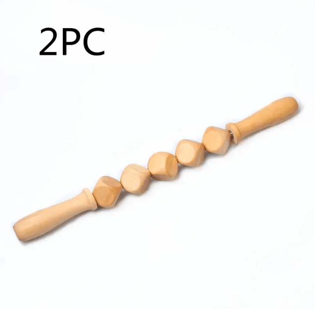 Wooden Anti-Cellulite Hand Massage Roller Set (Multiple Options)